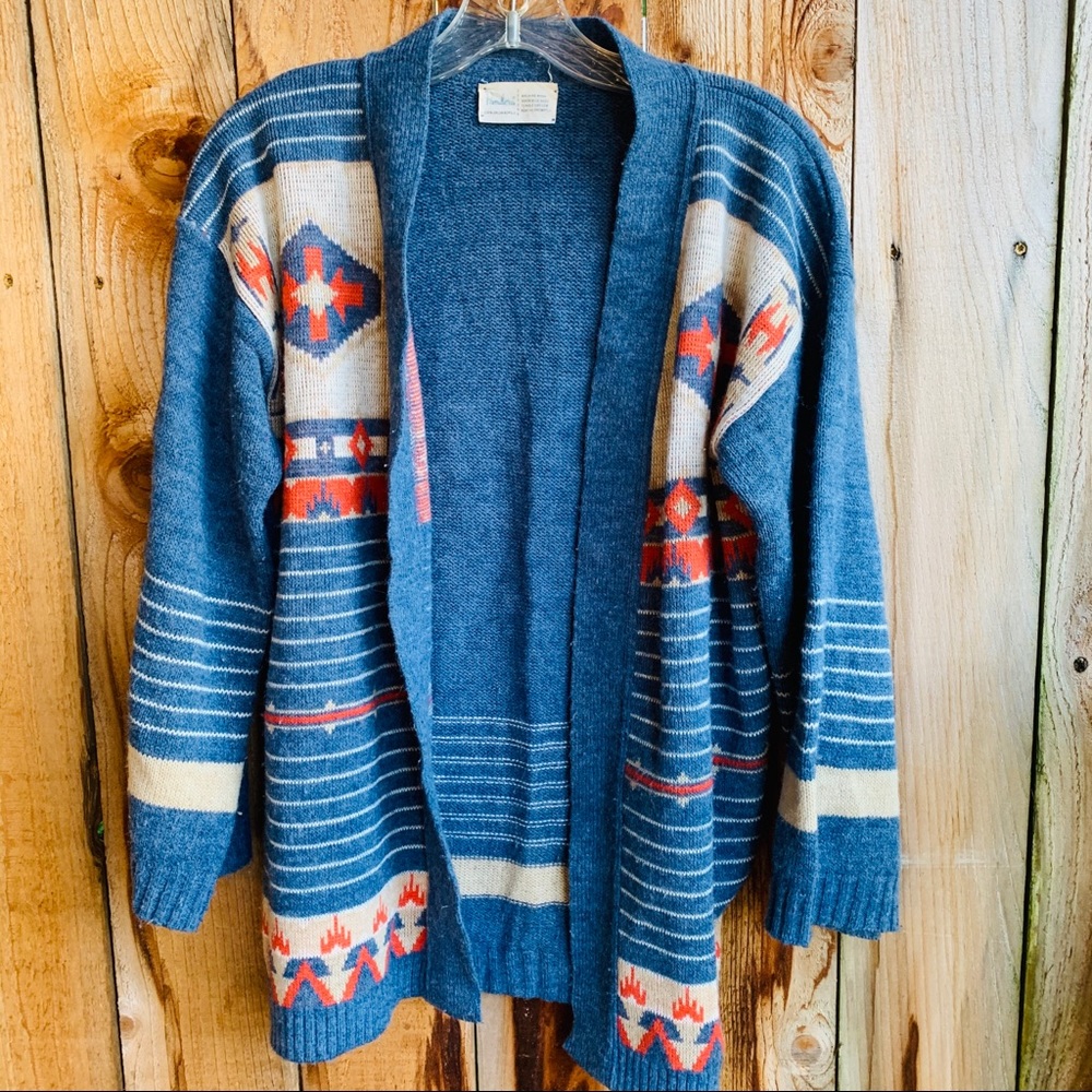🛍Pandora pseudo ethnic prints cardigan🛍